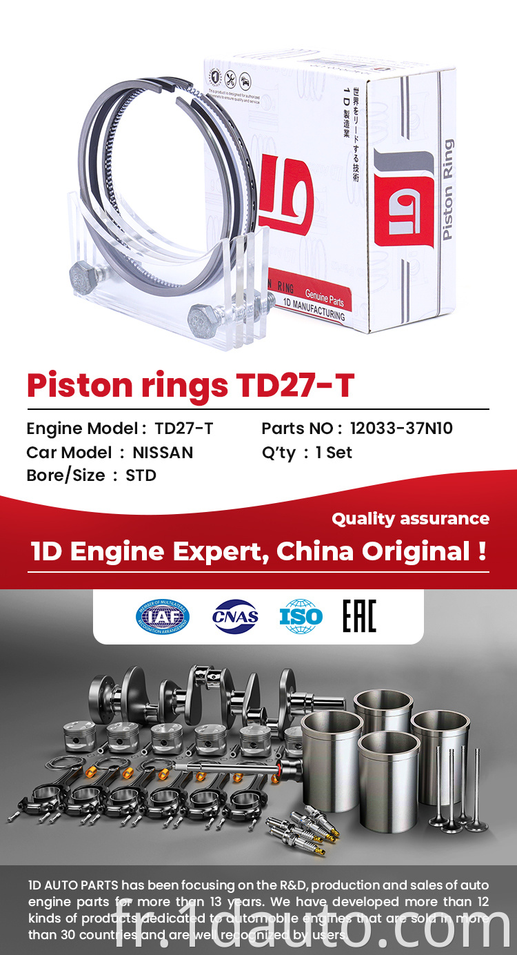 Piston Ring Set TD27-T